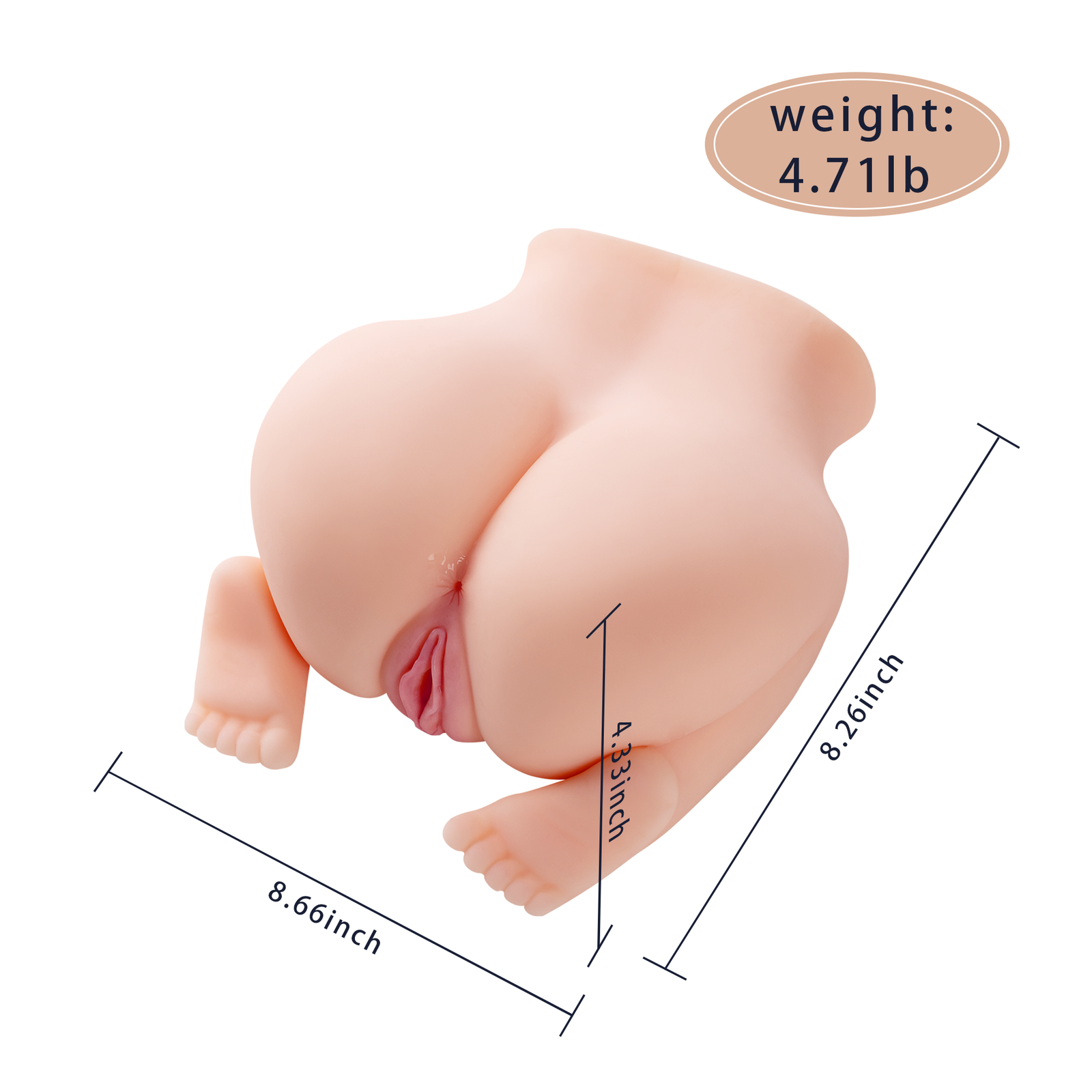 Quijoy Direct 6.1 lb Half-Size Adult Doll - Image 3