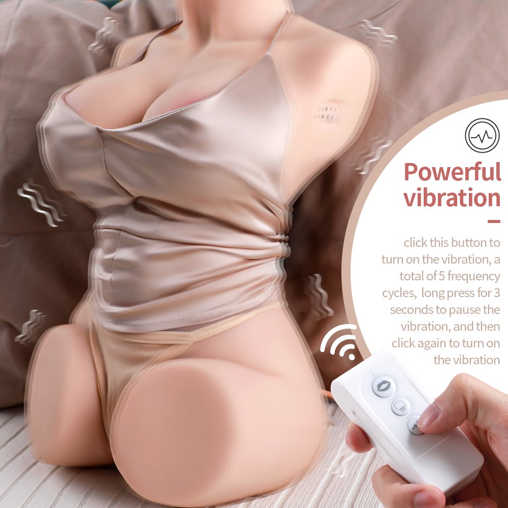 Quijoy direct sales 14.1 lb half size Agatha sucking and vibrating buttocks adult toy