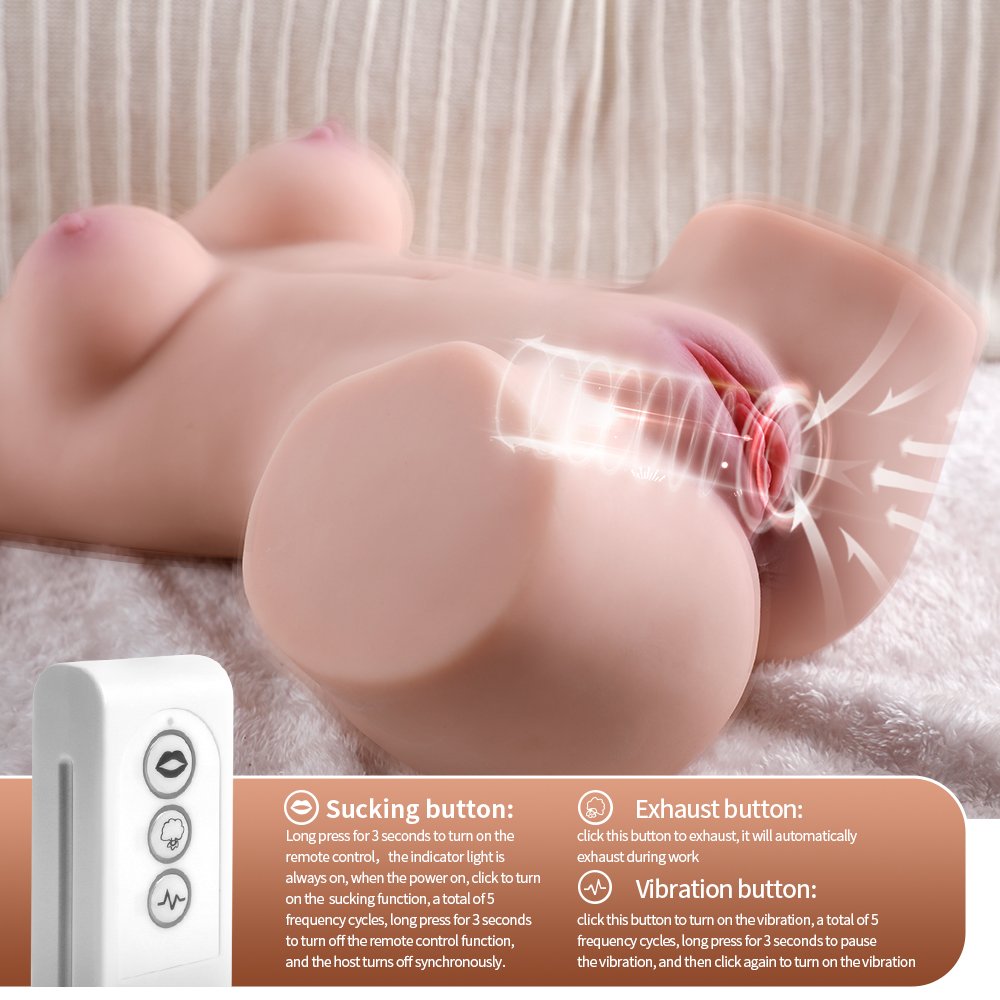 Quijoy direct sales 21.6 lb half size Delia sucking vibration doll adult toy - Image 5