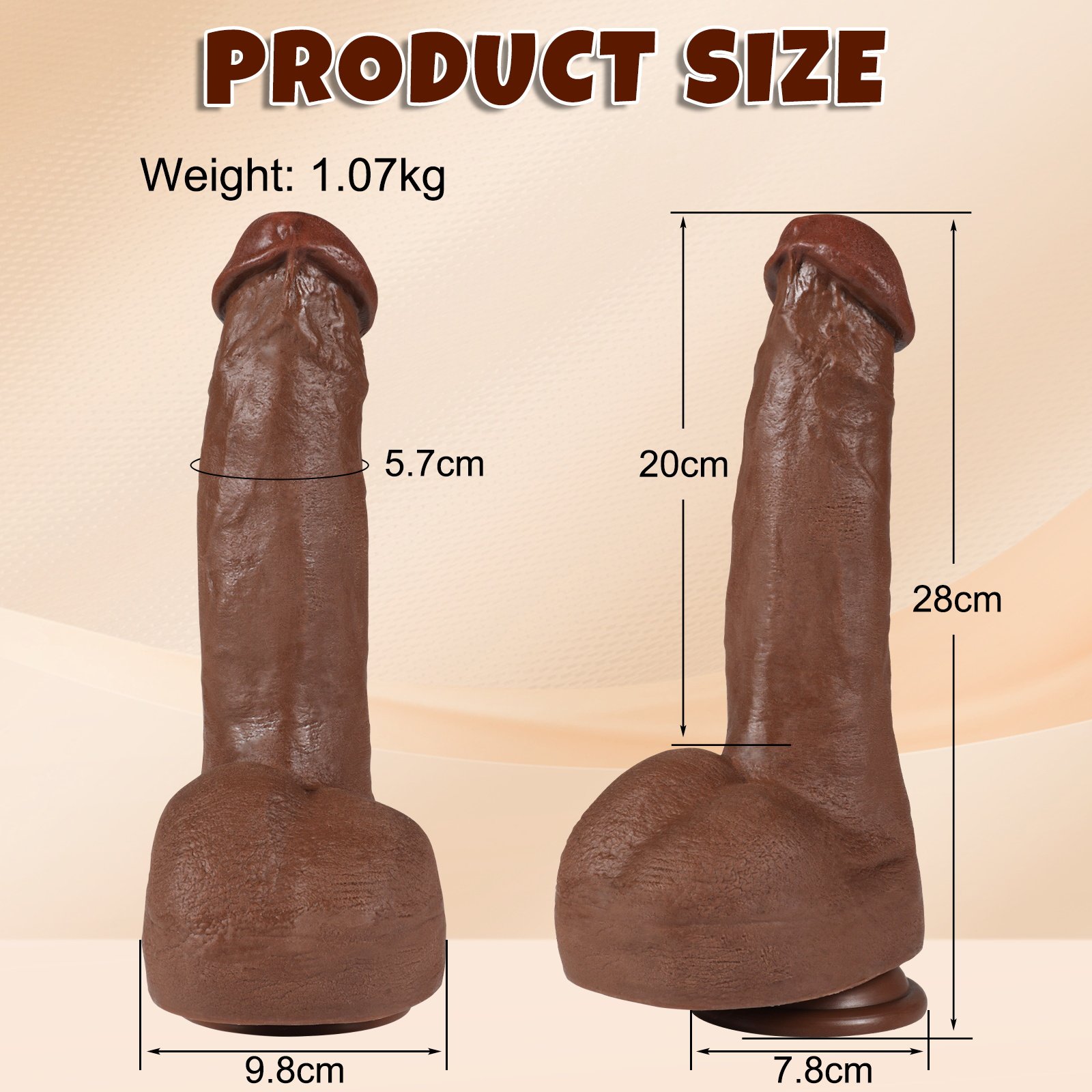 Quijoy direct sales Steve penis, 28 cm long - Image 3