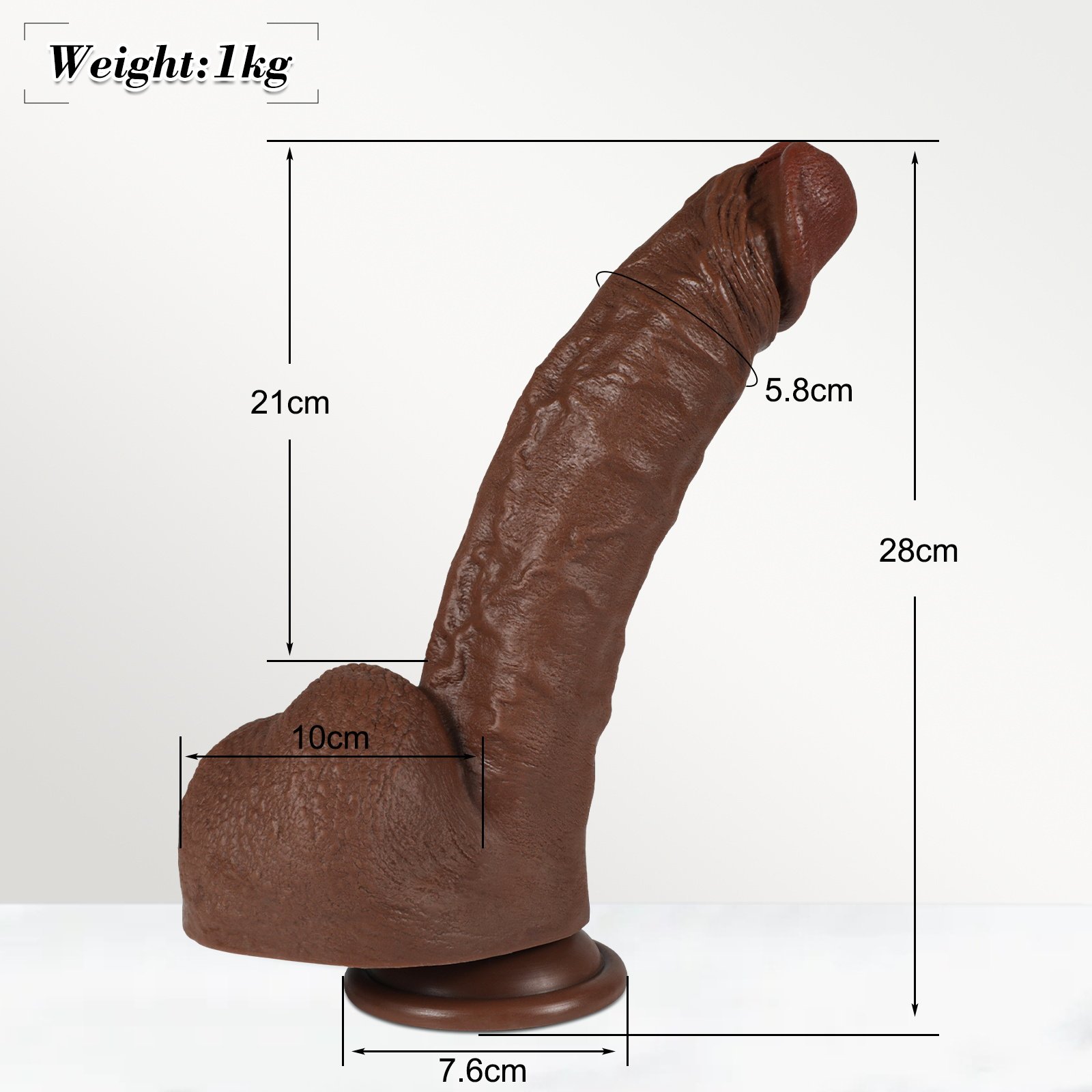 Quijoy direct sales Cliff penis, 28 cm long - Image 3
