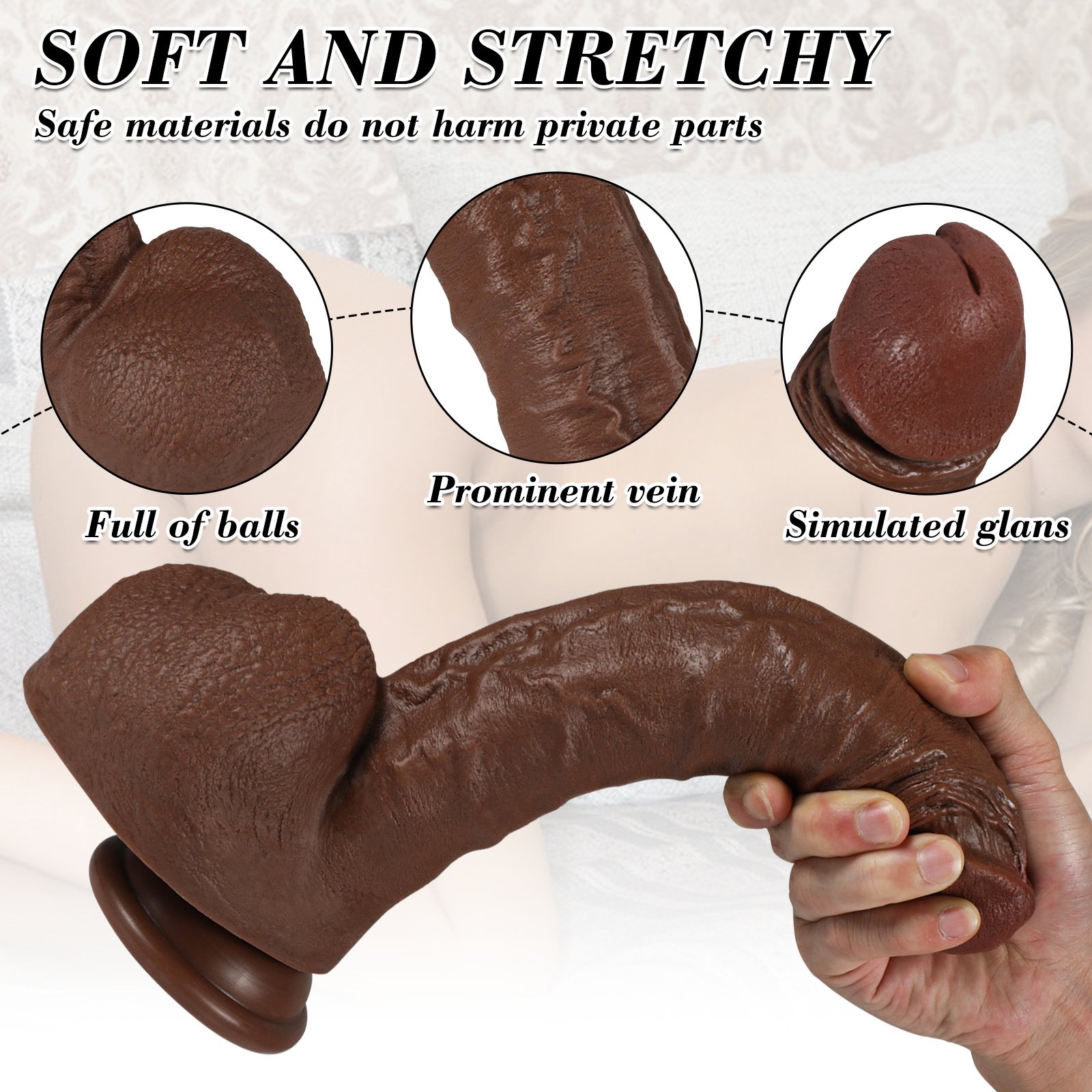 Quijoy direct sales Cliff penis, 28 cm long - Image 6