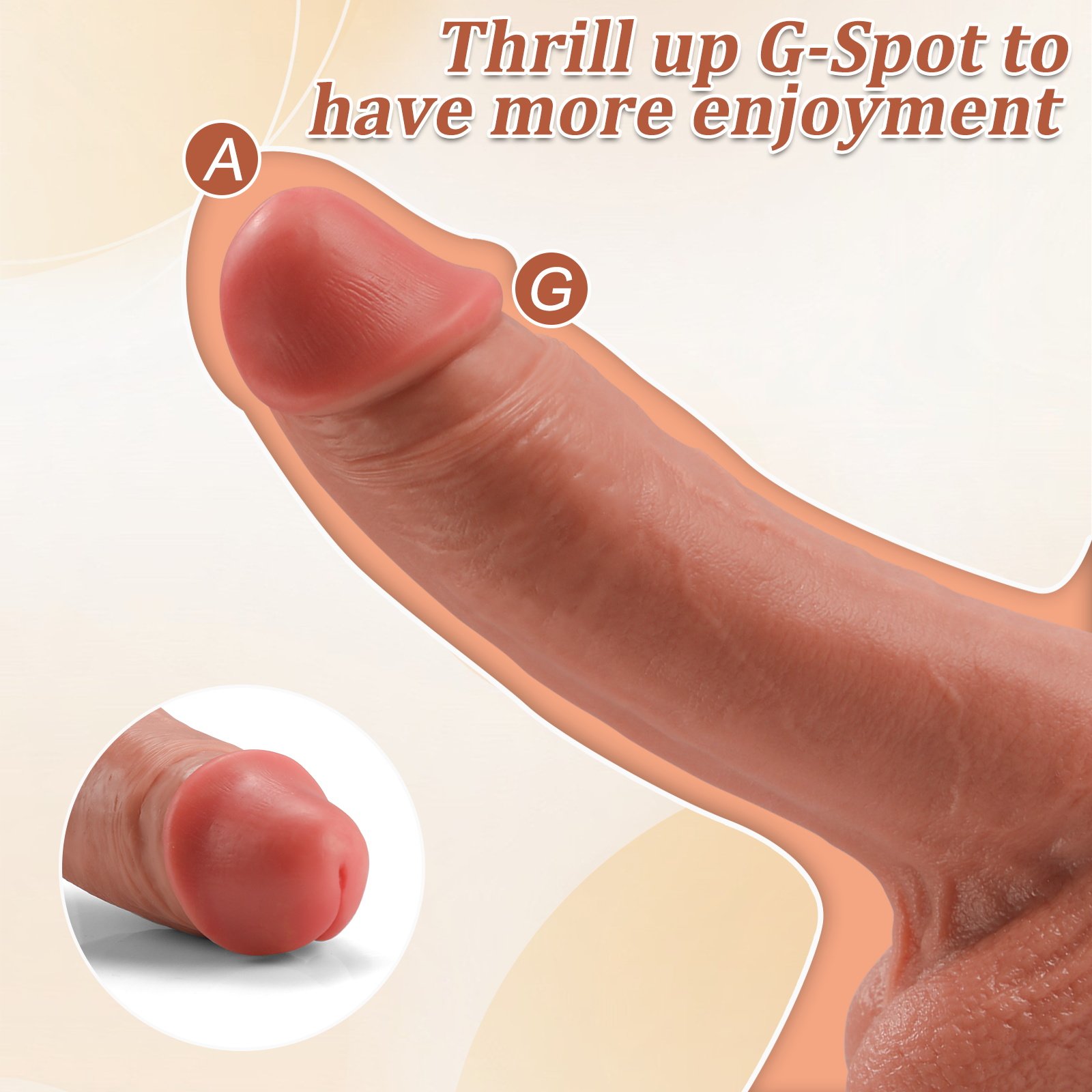 Quijoy Direct Sale Rasta Dildo, Length 27cm - Image 5