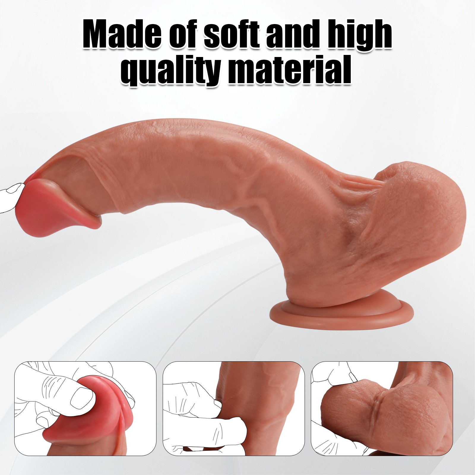 Quijoy direct sales Ron dildo, length 27.5 cm - Image 6